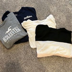 4 holister shirts